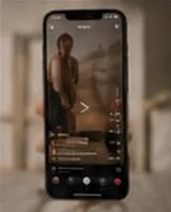 Reel vertical diffusé sur smartphone